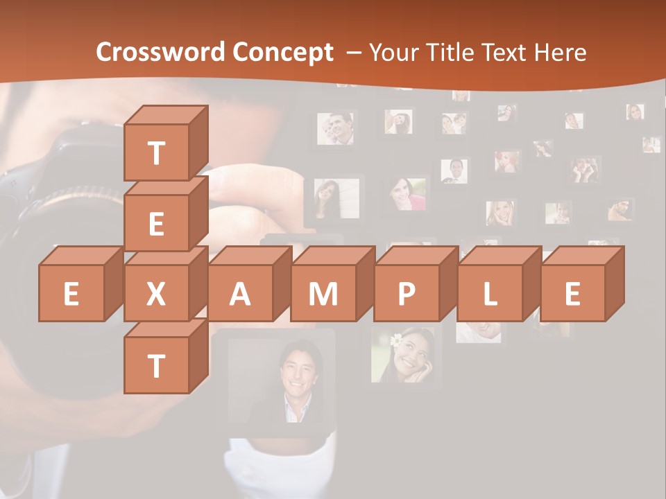 Young Cast Shooting PowerPoint Template