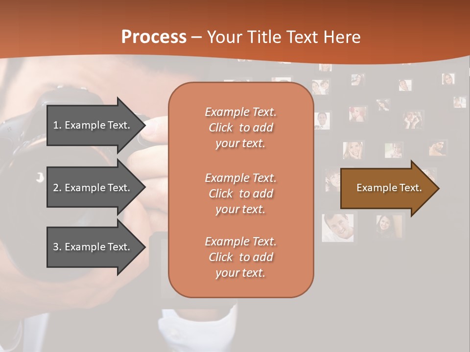 Young Cast Shooting PowerPoint Template