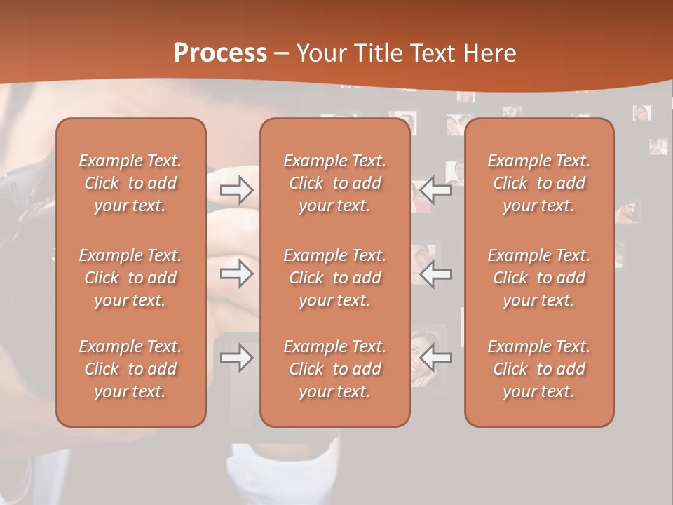 Young Cast Shooting PowerPoint Template