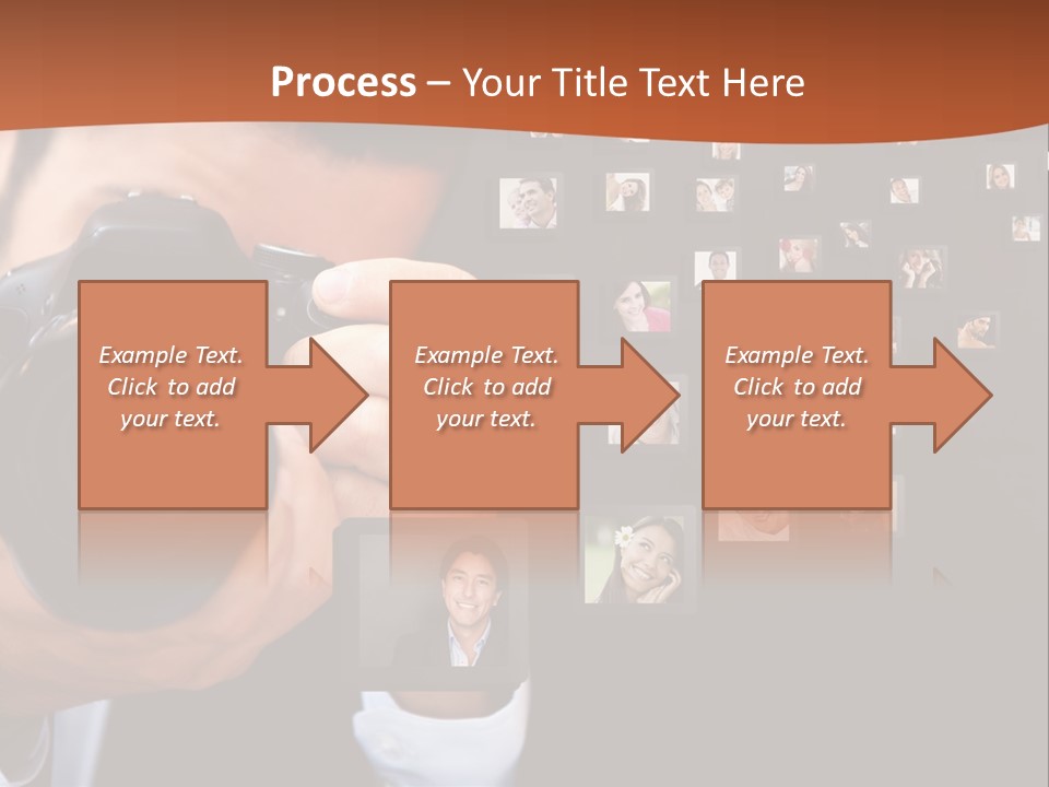 Young Cast Shooting PowerPoint Template