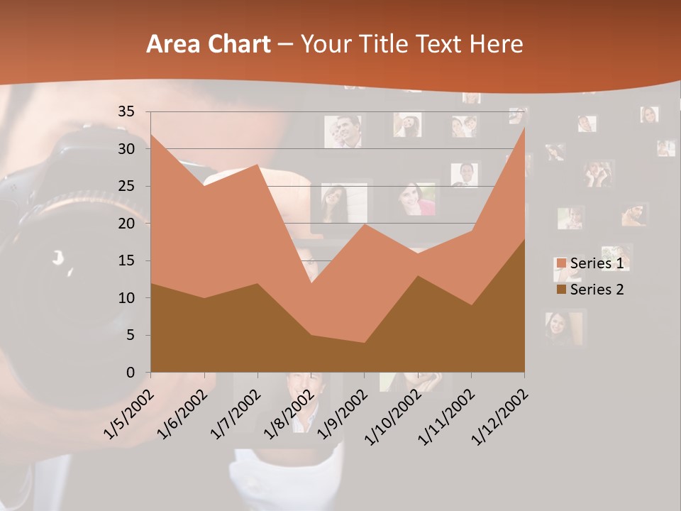 Young Cast Shooting PowerPoint Template