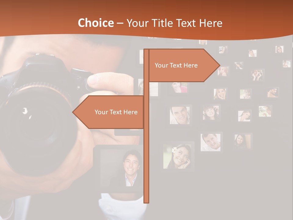 Young Cast Shooting PowerPoint Template