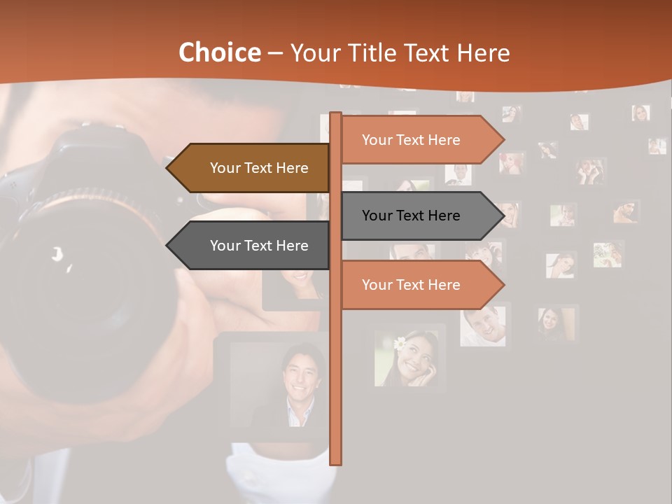 Young Cast Shooting PowerPoint Template