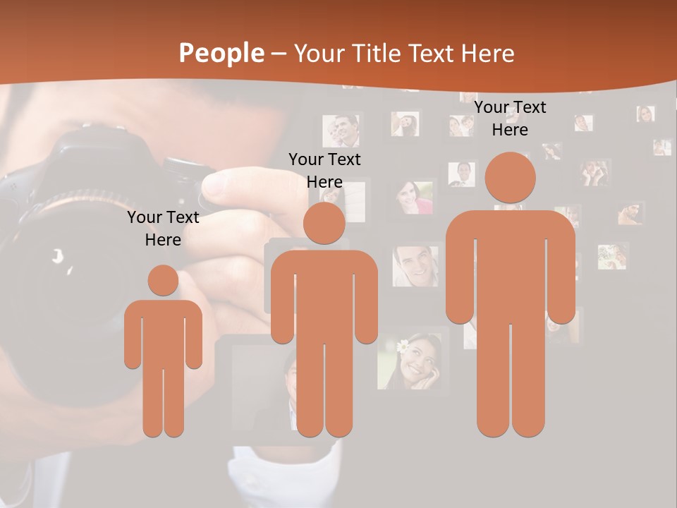 Young Cast Shooting PowerPoint Template