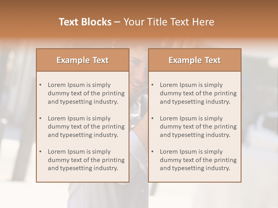 Image Smiling Occupation PowerPoint Template