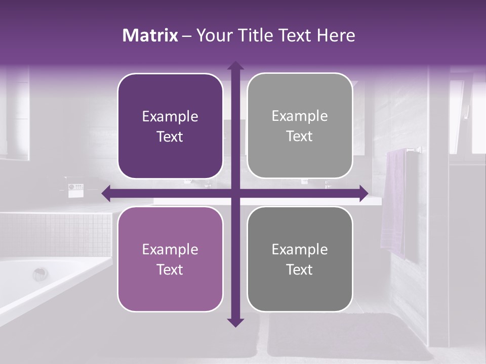 Marble Clean Bath PowerPoint Template