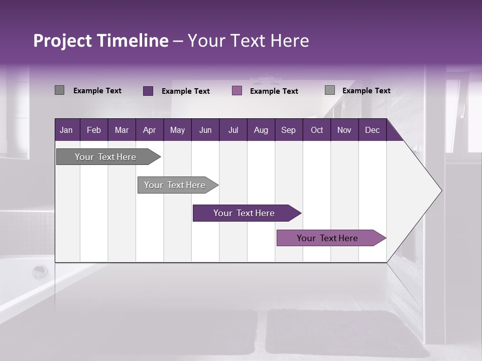 Marble Clean Bath PowerPoint Template