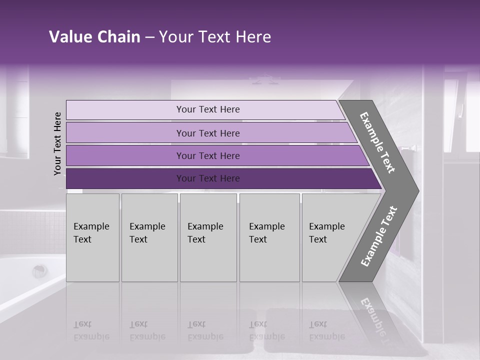 Marble Clean Bath PowerPoint Template