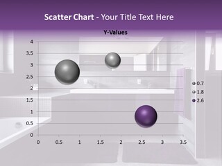 Marble Clean Bath PowerPoint Template