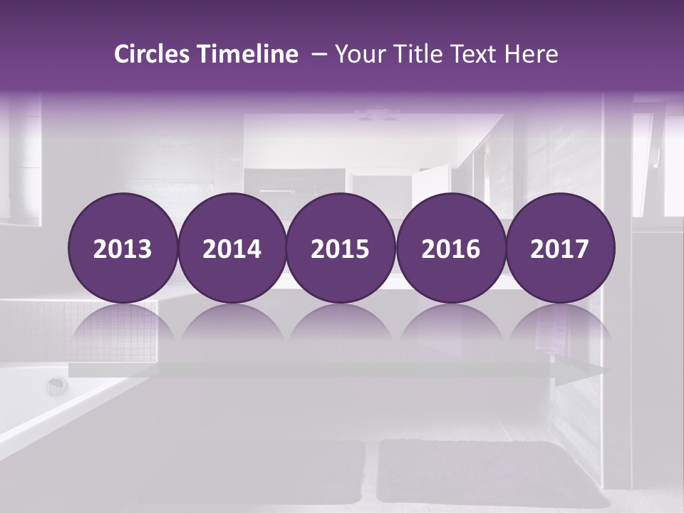 Marble Clean Bath PowerPoint Template