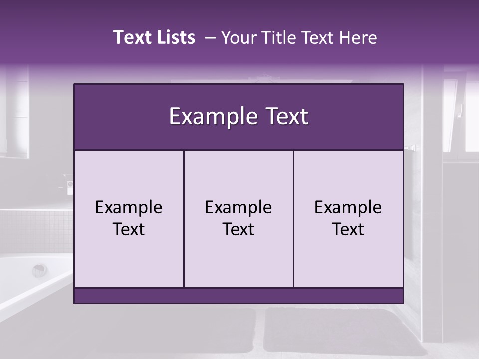 Marble Clean Bath PowerPoint Template