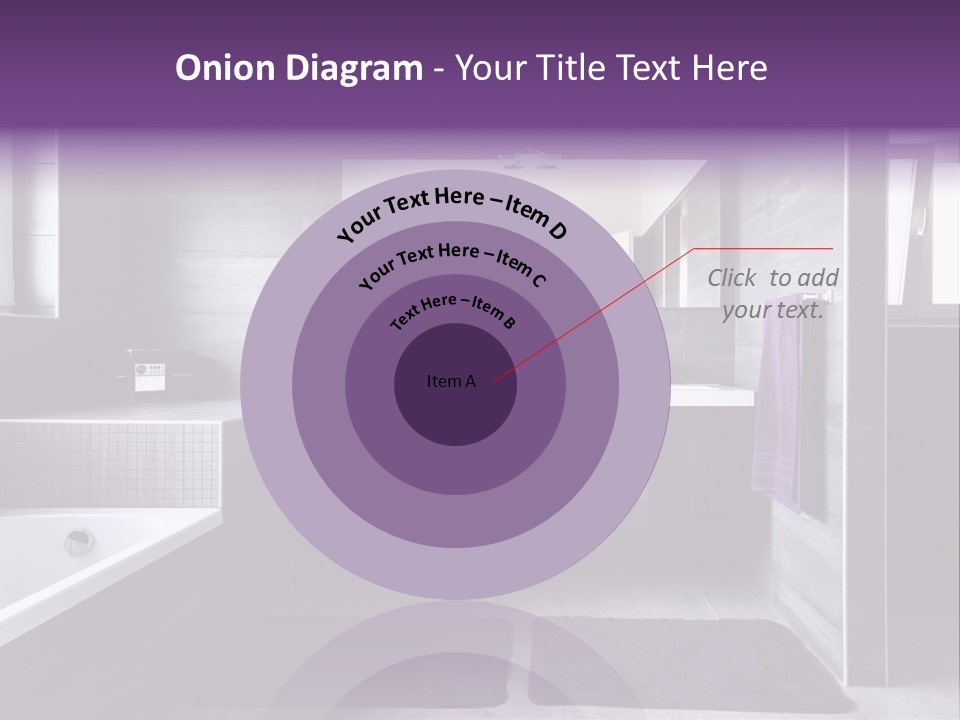 Marble Clean Bath PowerPoint Template