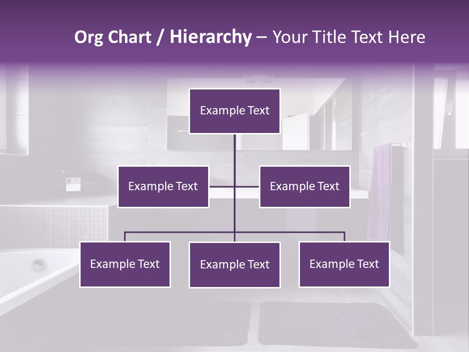 Marble Clean Bath PowerPoint Template