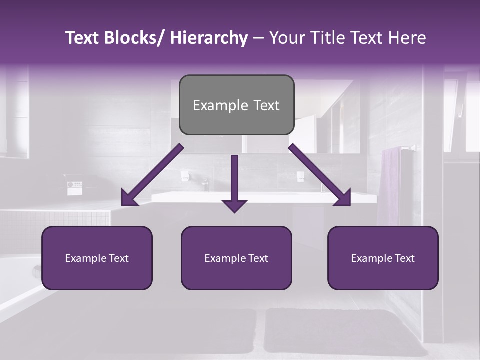 Marble Clean Bath PowerPoint Template