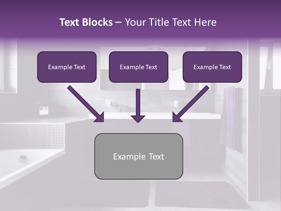 Marble Clean Bath PowerPoint Template