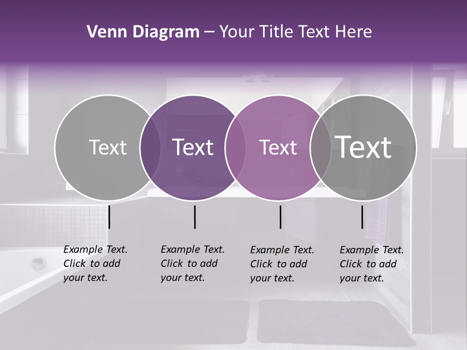 Marble Clean Bath PowerPoint Template