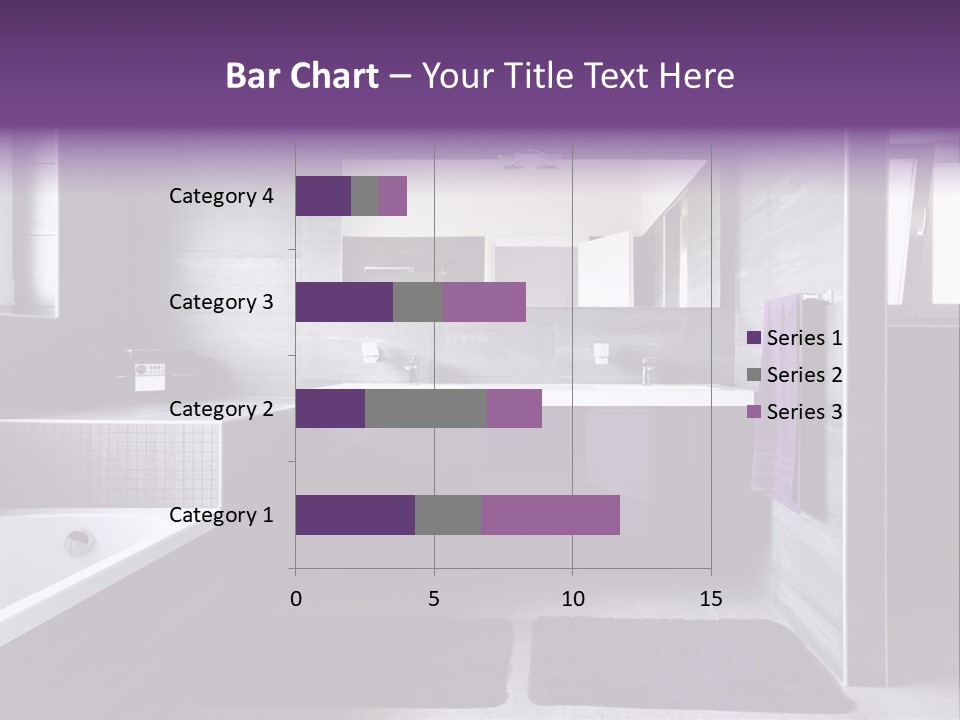 Marble Clean Bath PowerPoint Template