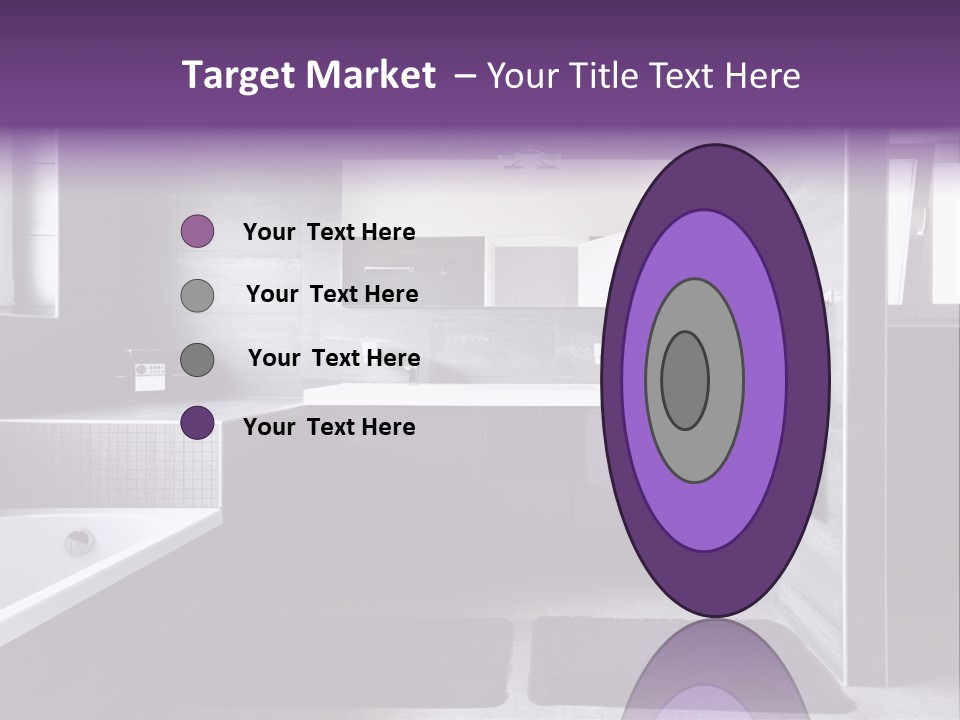 Marble Clean Bath PowerPoint Template