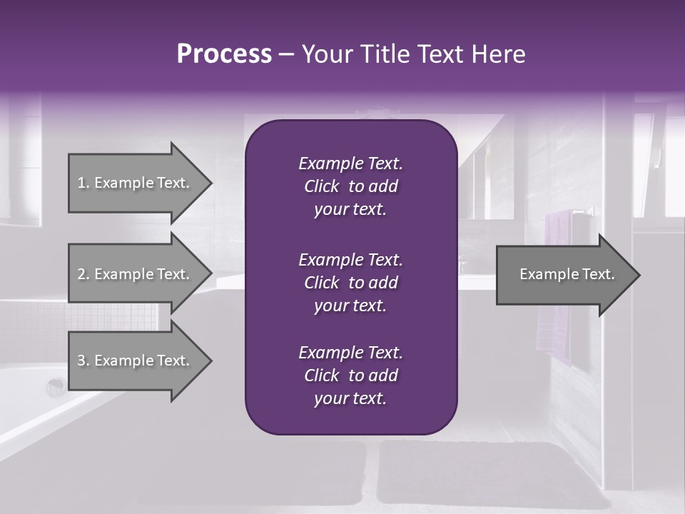 Marble Clean Bath PowerPoint Template