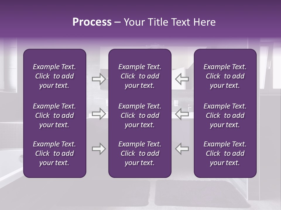 Marble Clean Bath PowerPoint Template