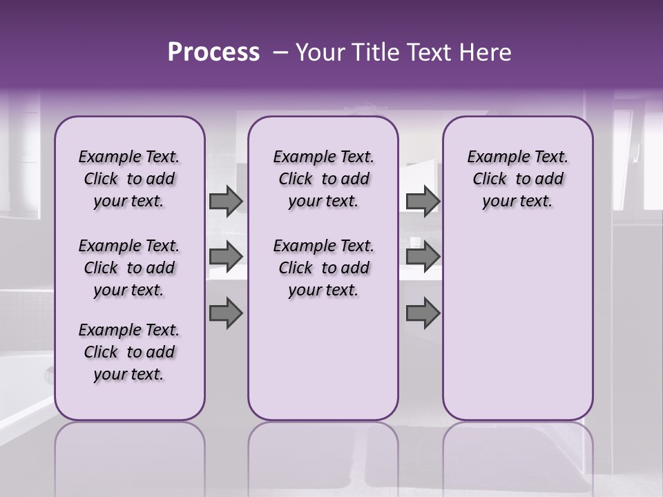 Marble Clean Bath PowerPoint Template