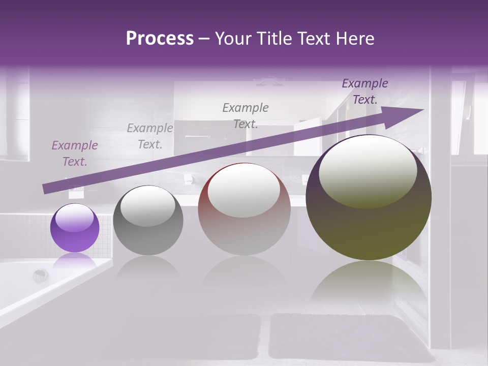 Marble Clean Bath PowerPoint Template