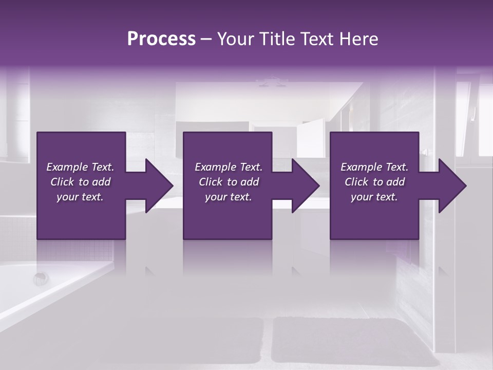 Marble Clean Bath PowerPoint Template