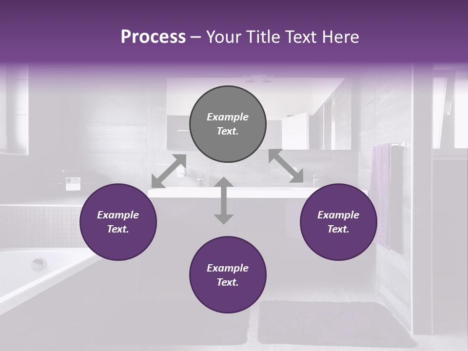 Marble Clean Bath PowerPoint Template