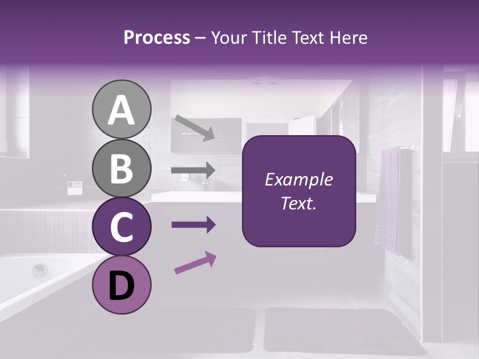 Marble Clean Bath PowerPoint Template