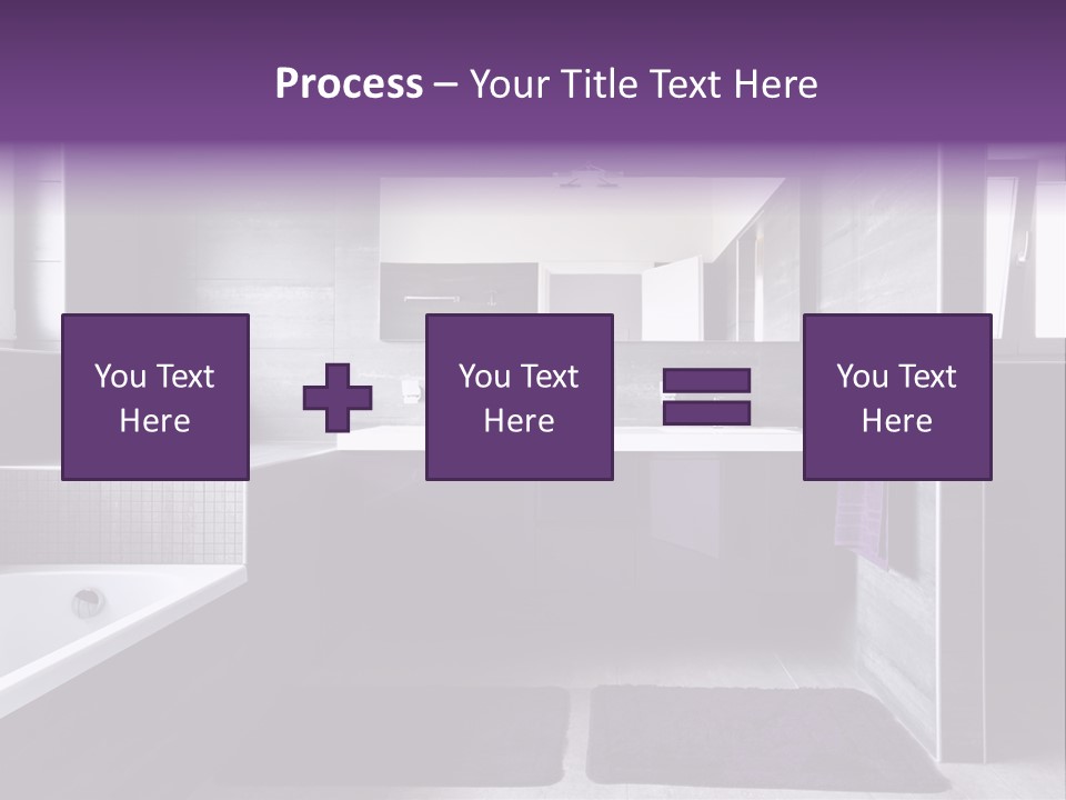 Marble Clean Bath PowerPoint Template
