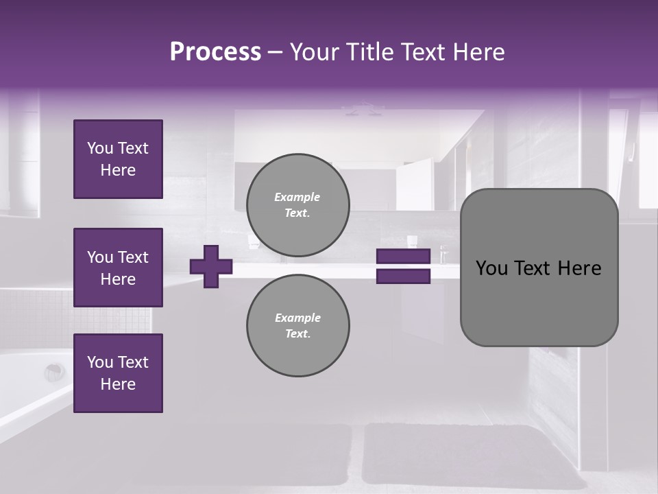 Marble Clean Bath PowerPoint Template
