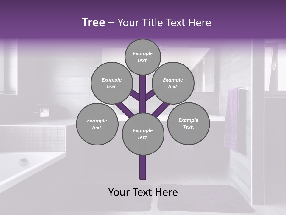 Marble Clean Bath PowerPoint Template