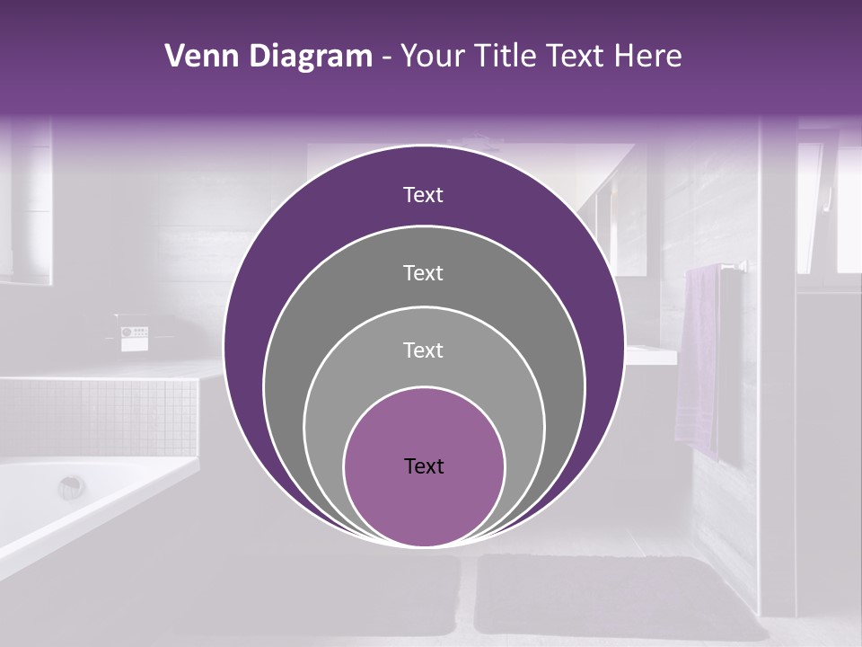 Marble Clean Bath PowerPoint Template