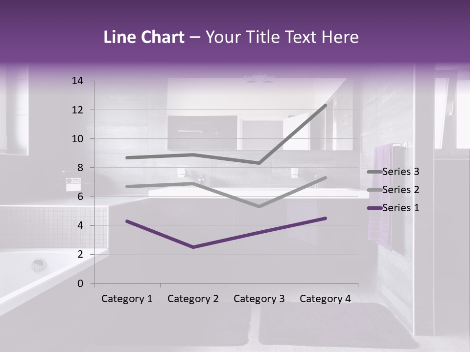 Marble Clean Bath PowerPoint Template