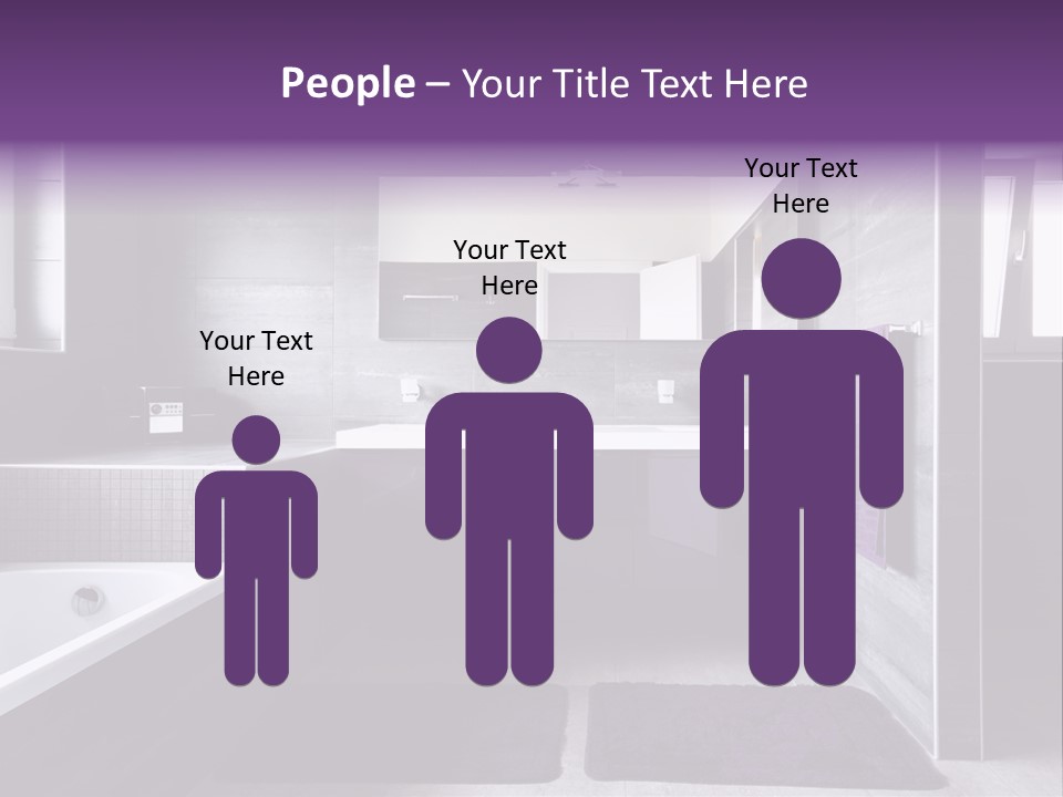 Marble Clean Bath PowerPoint Template