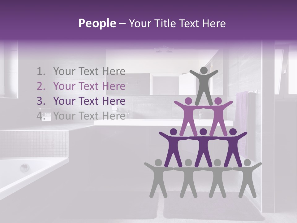 Marble Clean Bath PowerPoint Template