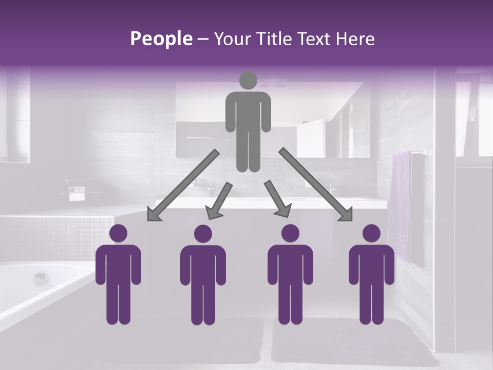 Marble Clean Bath PowerPoint Template