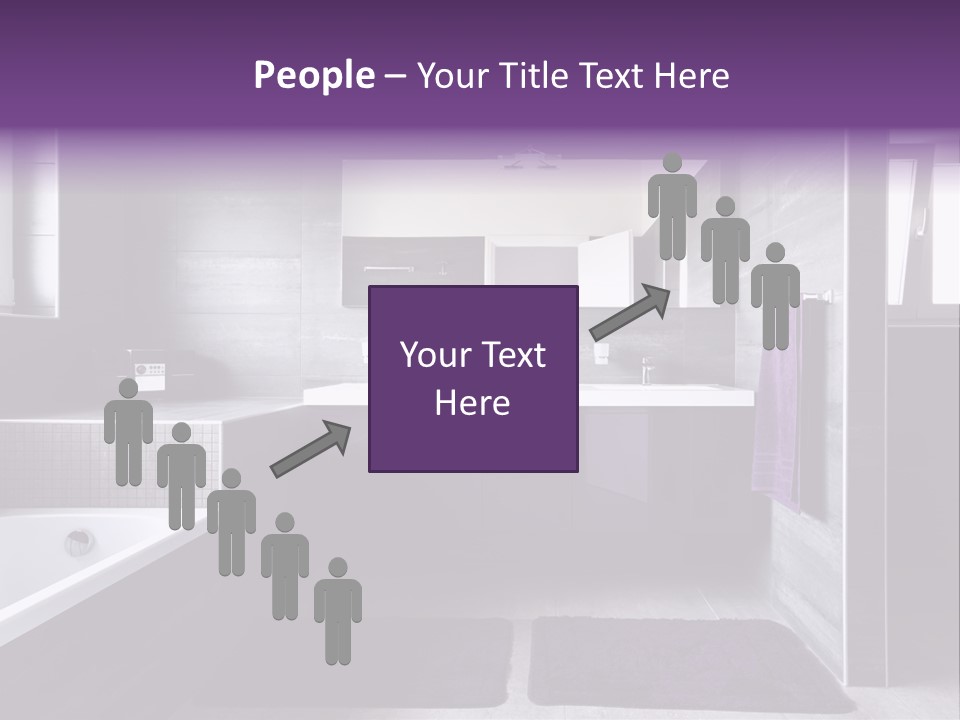 Marble Clean Bath PowerPoint Template