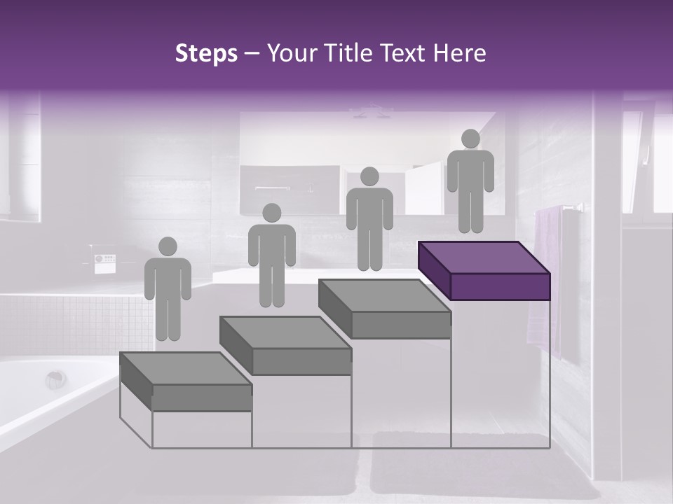 Marble Clean Bath PowerPoint Template