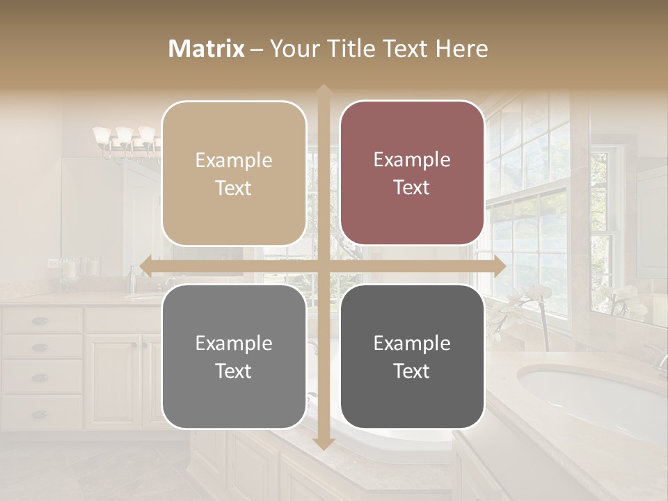 Sink Faucet Decor PowerPoint Template