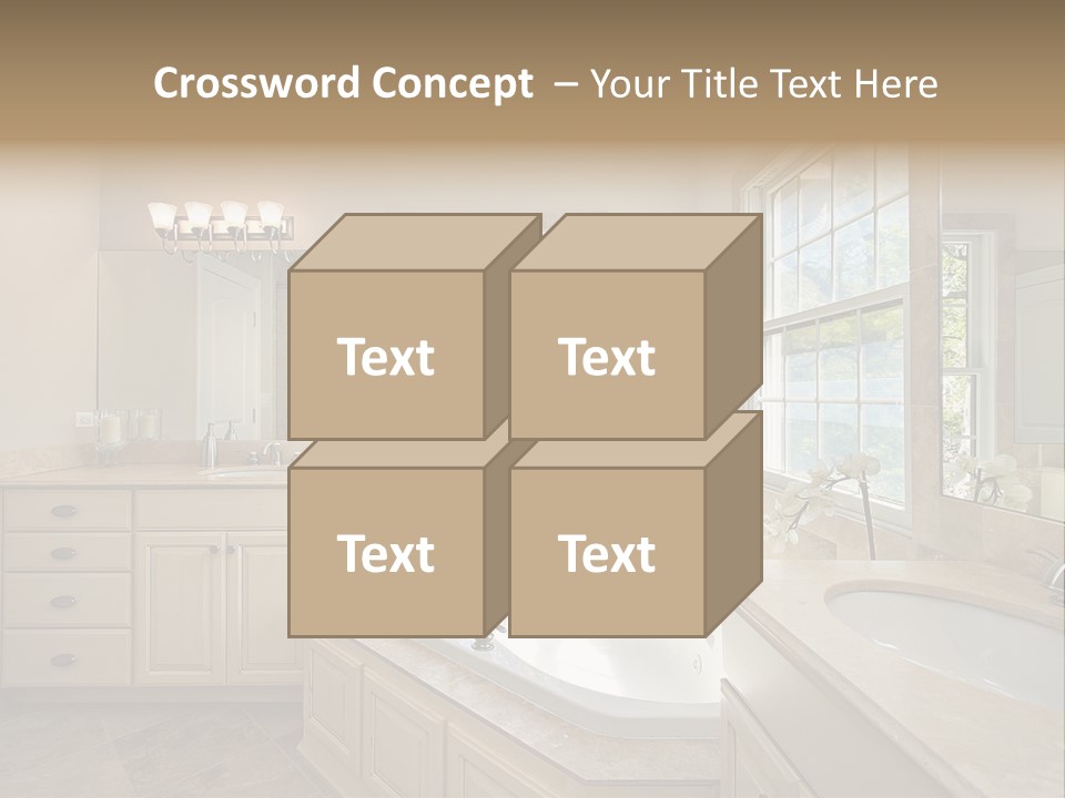 Sink Faucet Decor PowerPoint Template