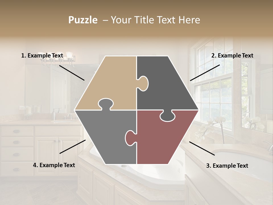 Sink Faucet Decor PowerPoint Template