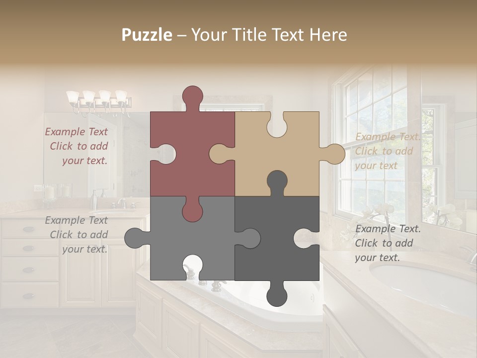 Sink Faucet Decor PowerPoint Template