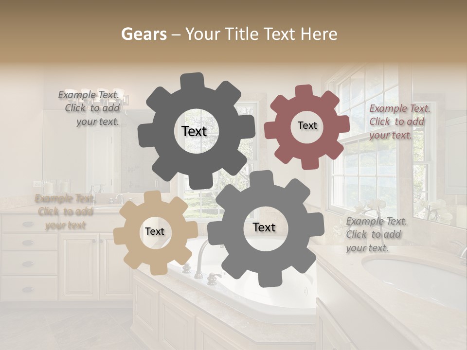 Sink Faucet Decor PowerPoint Template