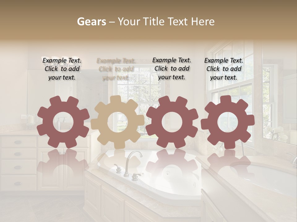 Sink Faucet Decor PowerPoint Template