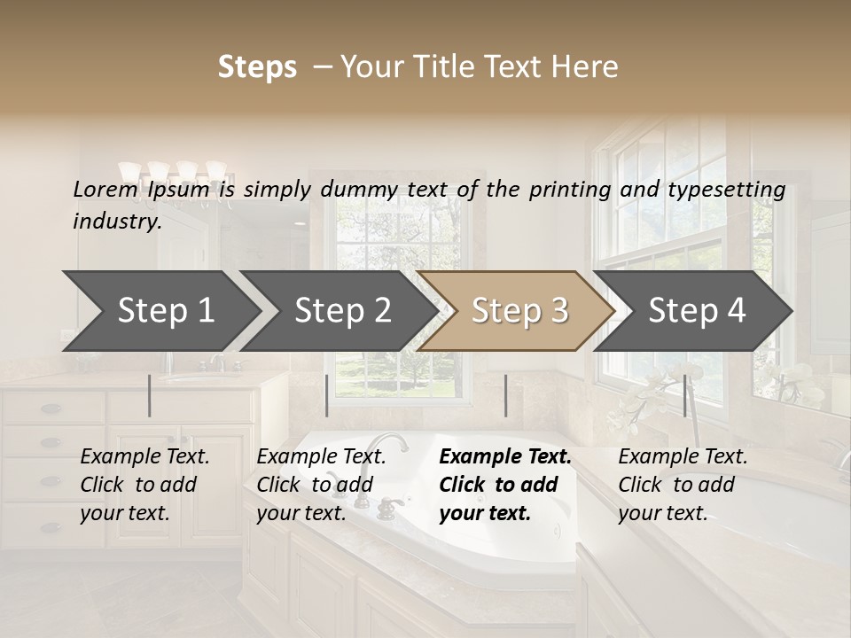 Sink Faucet Decor PowerPoint Template
