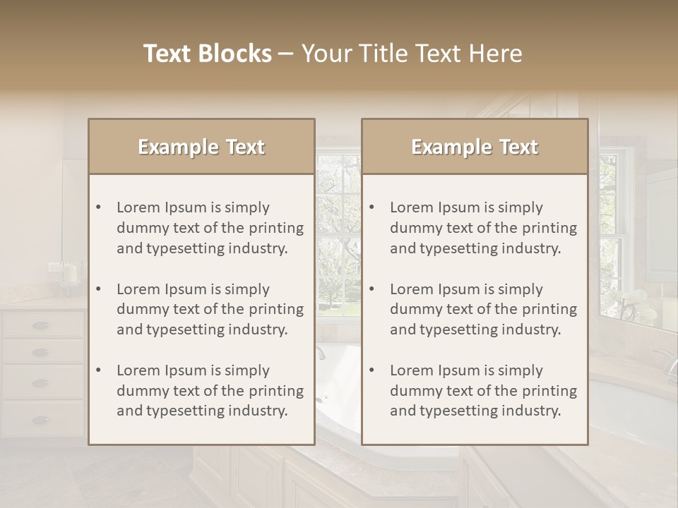 Sink Faucet Decor PowerPoint Template
