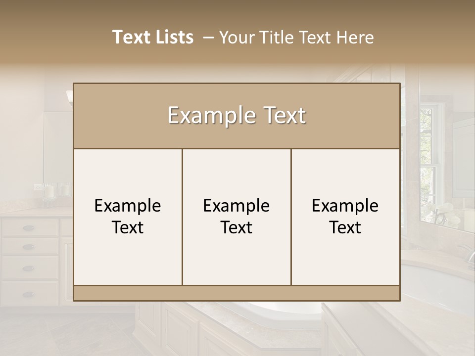 Sink Faucet Decor PowerPoint Template