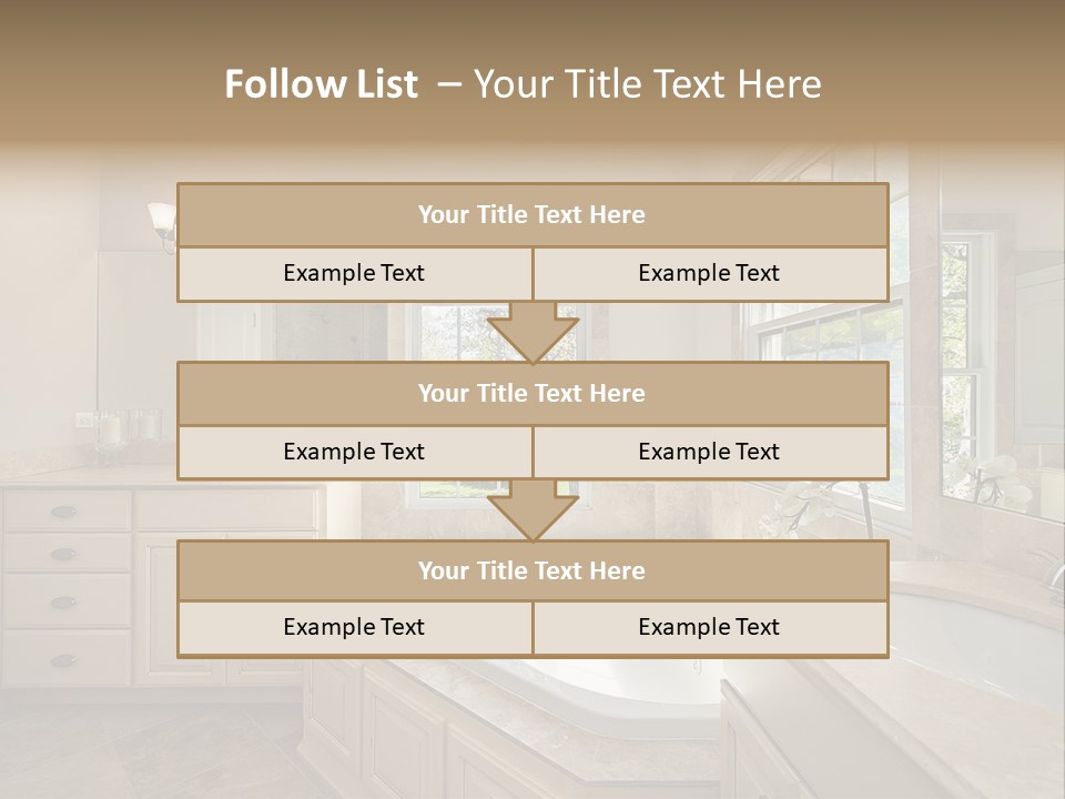 Sink Faucet Decor PowerPoint Template