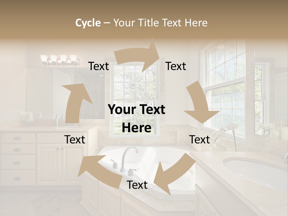 Sink Faucet Decor PowerPoint Template